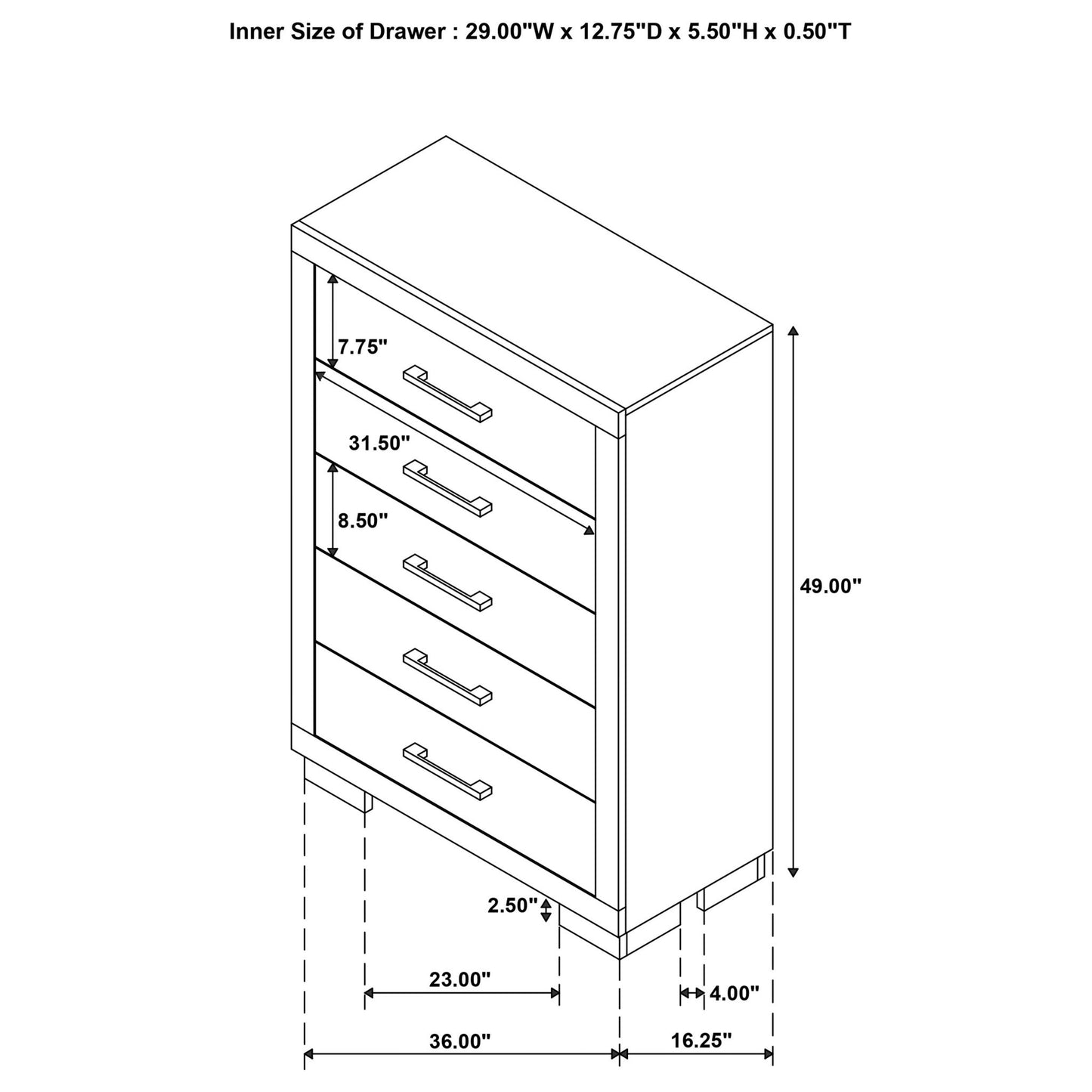 Tokyo - LED Bedroom Set