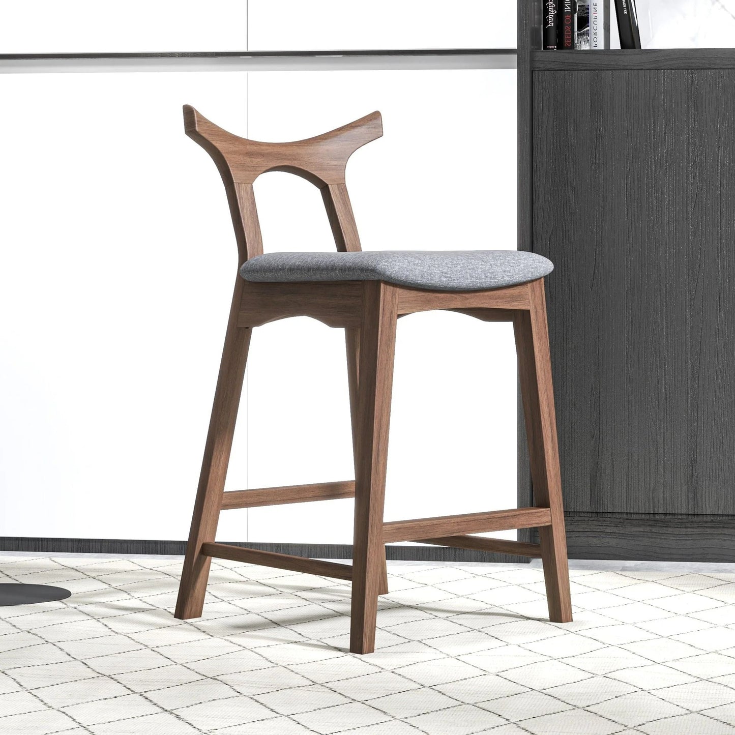 Hester - Upholstered, Square Bar Chair (Set of 2)