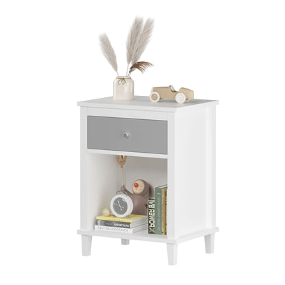 Nightstand With 1 Drawer 1 Shelf