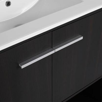 Modern Freestanding Bathroom Vanity With 2 Doors
