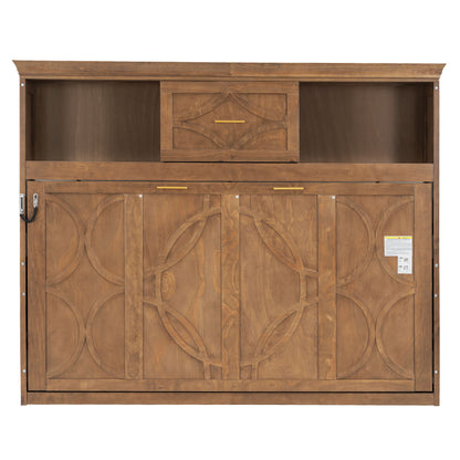 Murphy Bed With Charging Station And Drawer