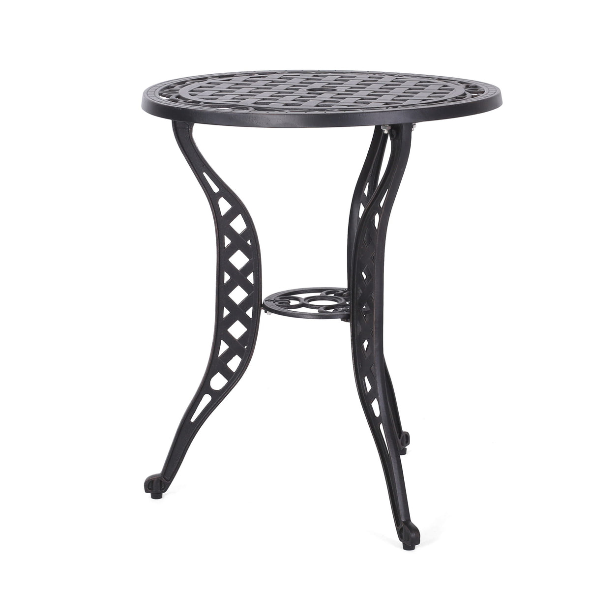 Bono Metal Bistro Set - Black