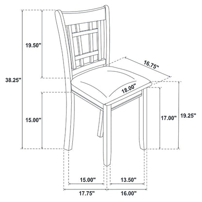 Ingall - 5 Piece Set With Storage Table And Upholstered Chairs - Medium Gray