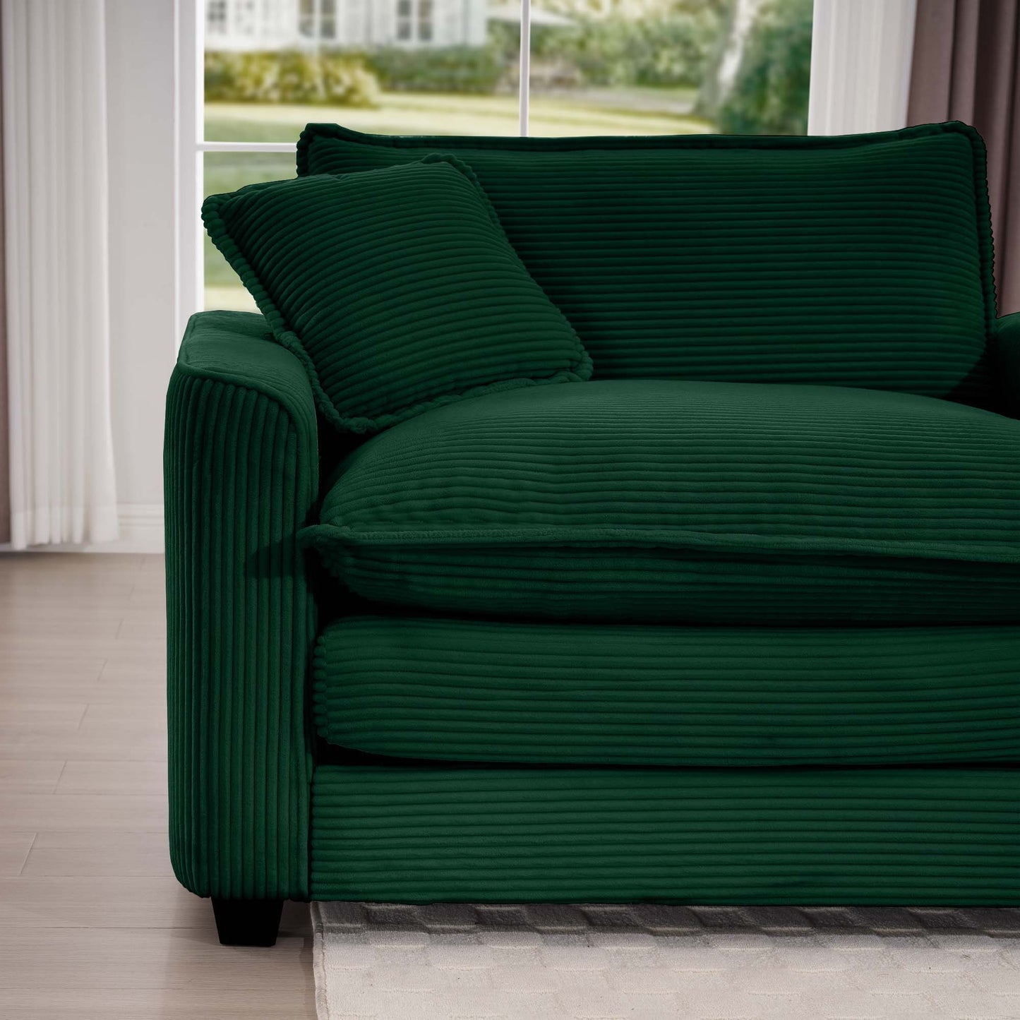 Elegant Oversized Sectional Sofa Set With Deep Seats And Flexible Layout