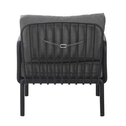 Outdoor Patio Club Chair, Waterproof Thick Cushion Deep Seating