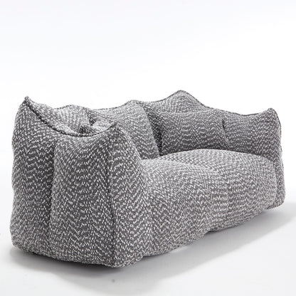 Comfortable Dual Beanbag Chair With High Resilience Foam Core For 2 People