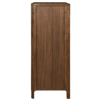 Verona - 5 Drawer Chest With - Walnut