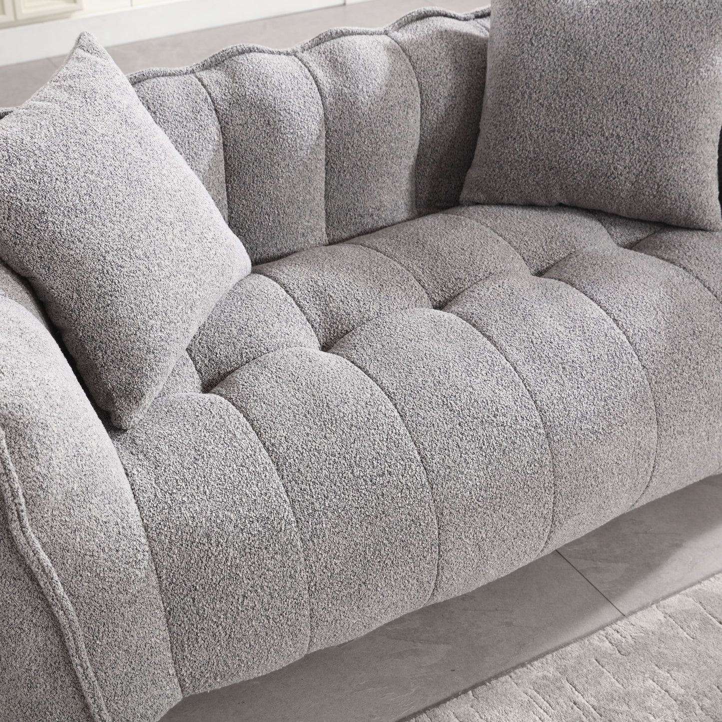 Cozy Beanbag Chair With High Resilience Foam Core For 2