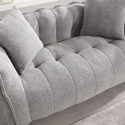 Cozy Beanbag Chair With High Resilience Foam Core For 2