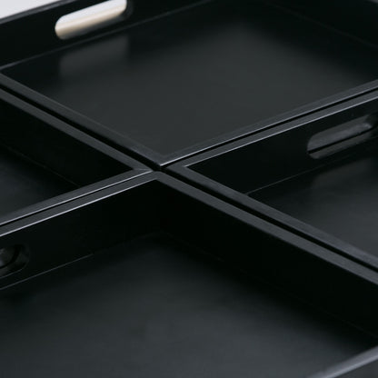 Avalon - Square Coffee Table, Storage Ottoman