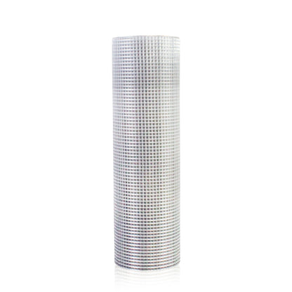 Galvanized Hardware Cloth, Gauge Welded Metal Wire Fence Roll For Garden And Animal Protection - Silver