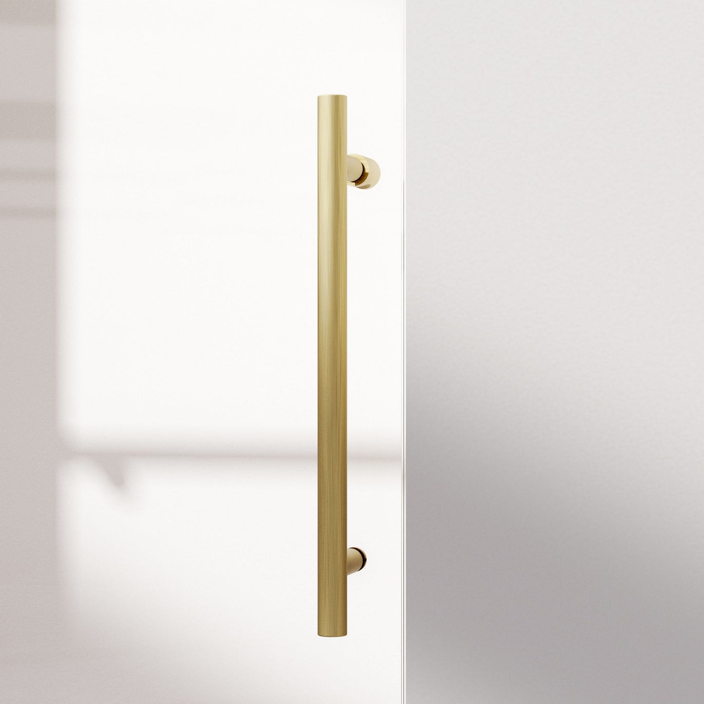 Frameless Single Sliding Soft Close Shower Doors, 5/16" Sgcc Tempered Glass