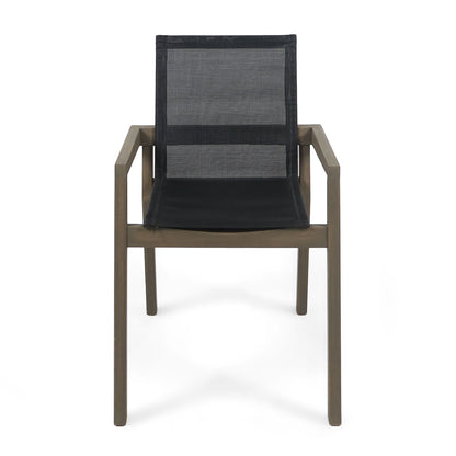 Belfast - Dining Chair With Acacia Wood Frame And Seating (Set of 2)