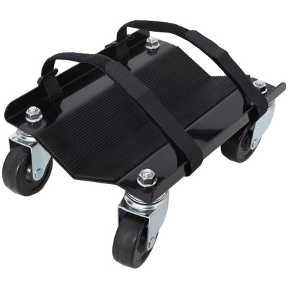 Heavy Duty Snowmobile Dolly With V Slide And Swivel Casters Steel, 1500Lbs Capacity