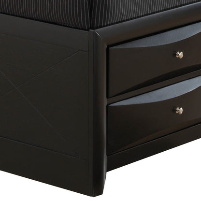 Modern Design Storage Bed With Bookcase Headboard
