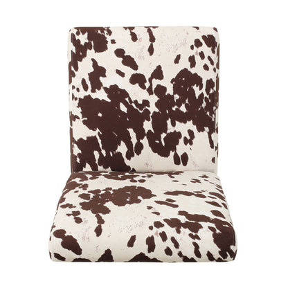Contemporary Dining Chair With Rubberwood Legs (Set of 2)