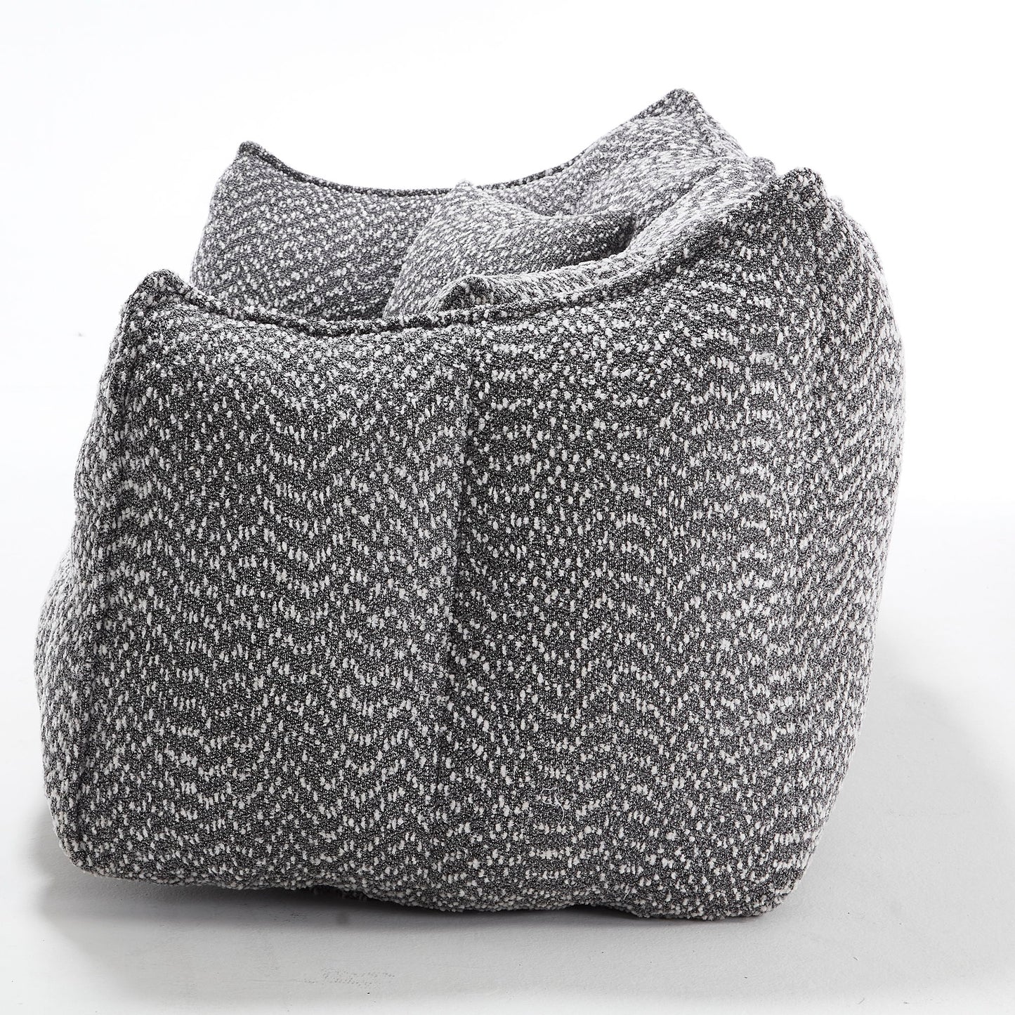 Comfortable Dual Beanbag Chair With High Resilience Foam Core For 2 People