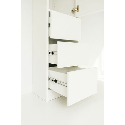 Elise - Modular Closet System & Mirror - White
