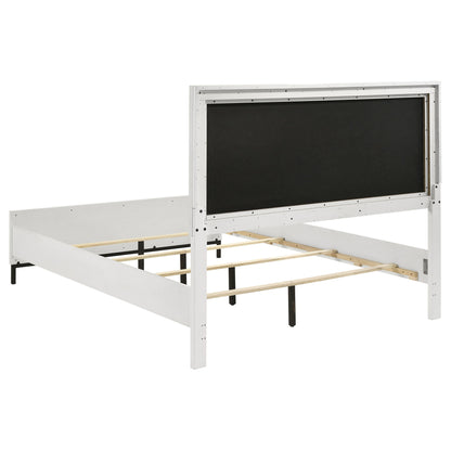 Taraval - Queen Upholstered Panel Bed - White