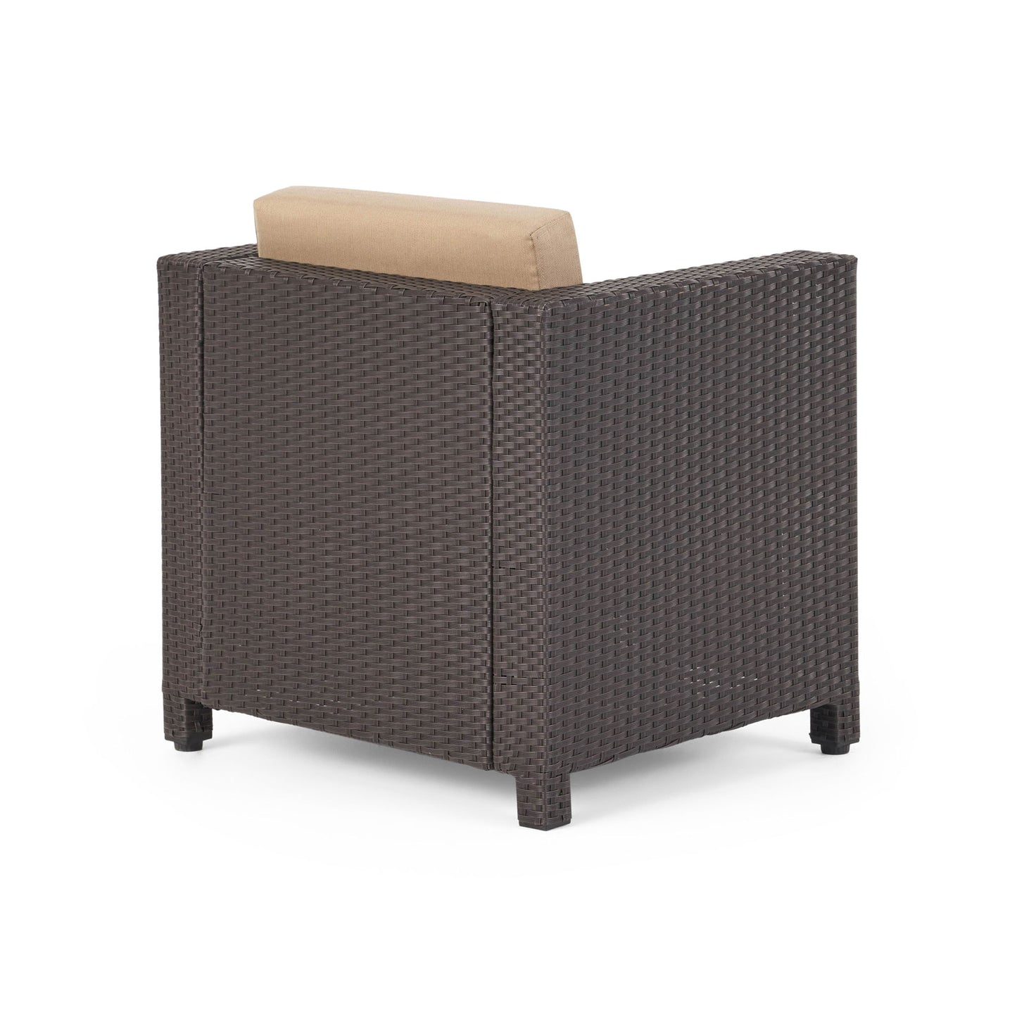 Stylish Outdoor Club Chair With Weather Resistant Cushions