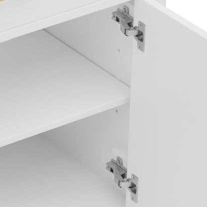 Bathroom Vanity With Sink, Soft Close Doors And Adjustable Shelf