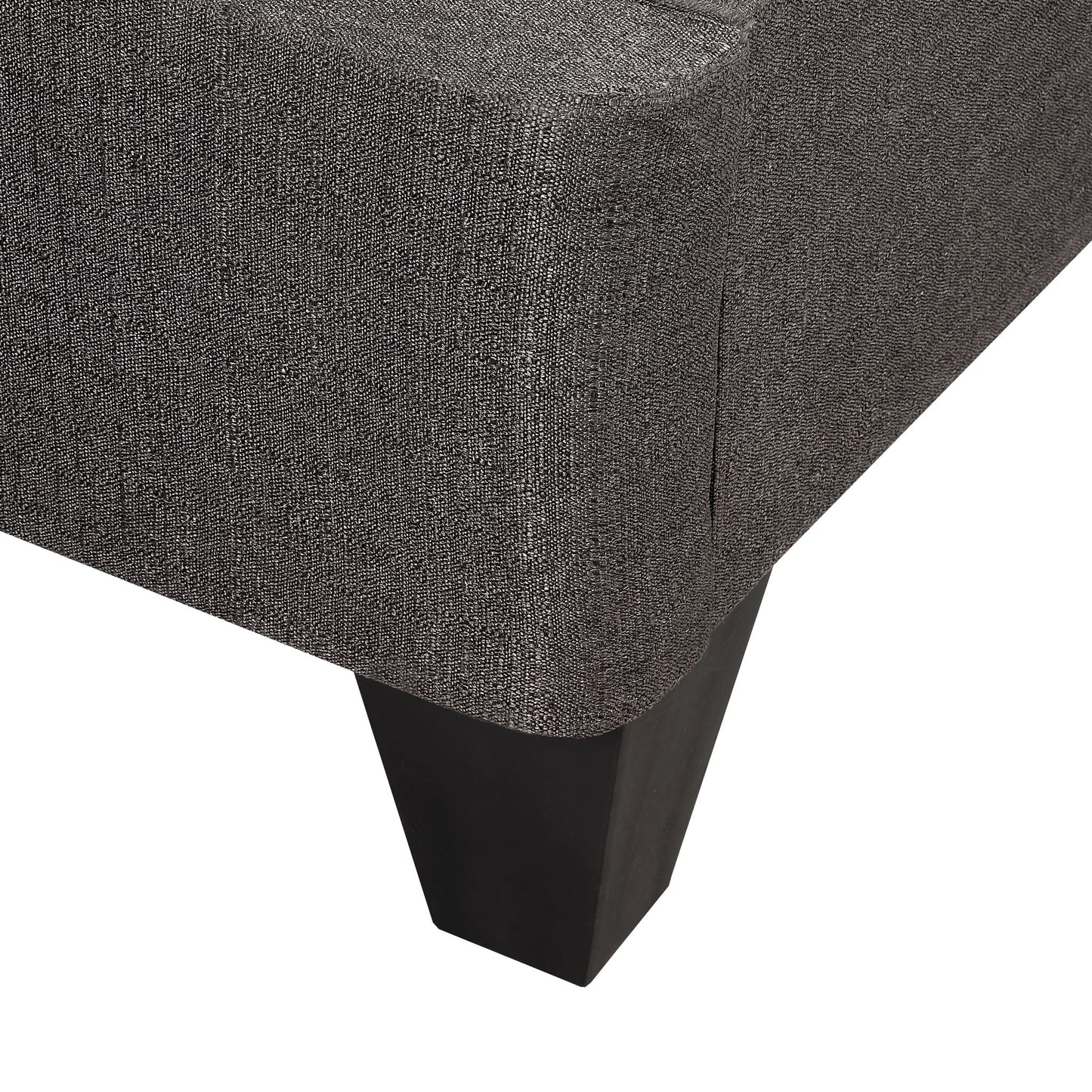 14" Upholstered Platform Bed Base, Mattress Foundation