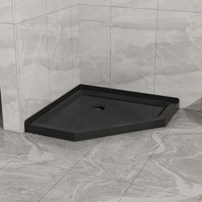 Goodyo - Neo-Angle Shower Base - Black