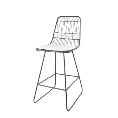 Yearning - Iron Counter Stool With Water Resistant Cushion
