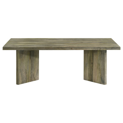 Neskowin - 2 Piece And End Table Set With Geometric Panels - Brown