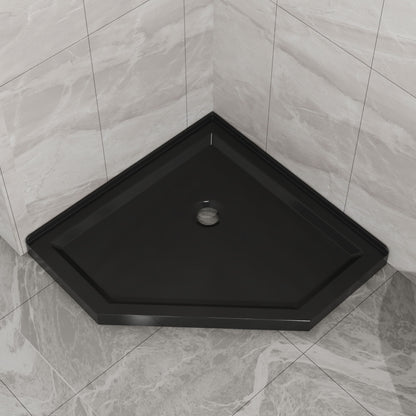 Goodyo - Neo-Angle Shower Base - Black