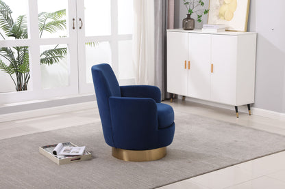 Teddy Swivel Barrel Chair, Swivel Accent Chairs Armchair For Living Room