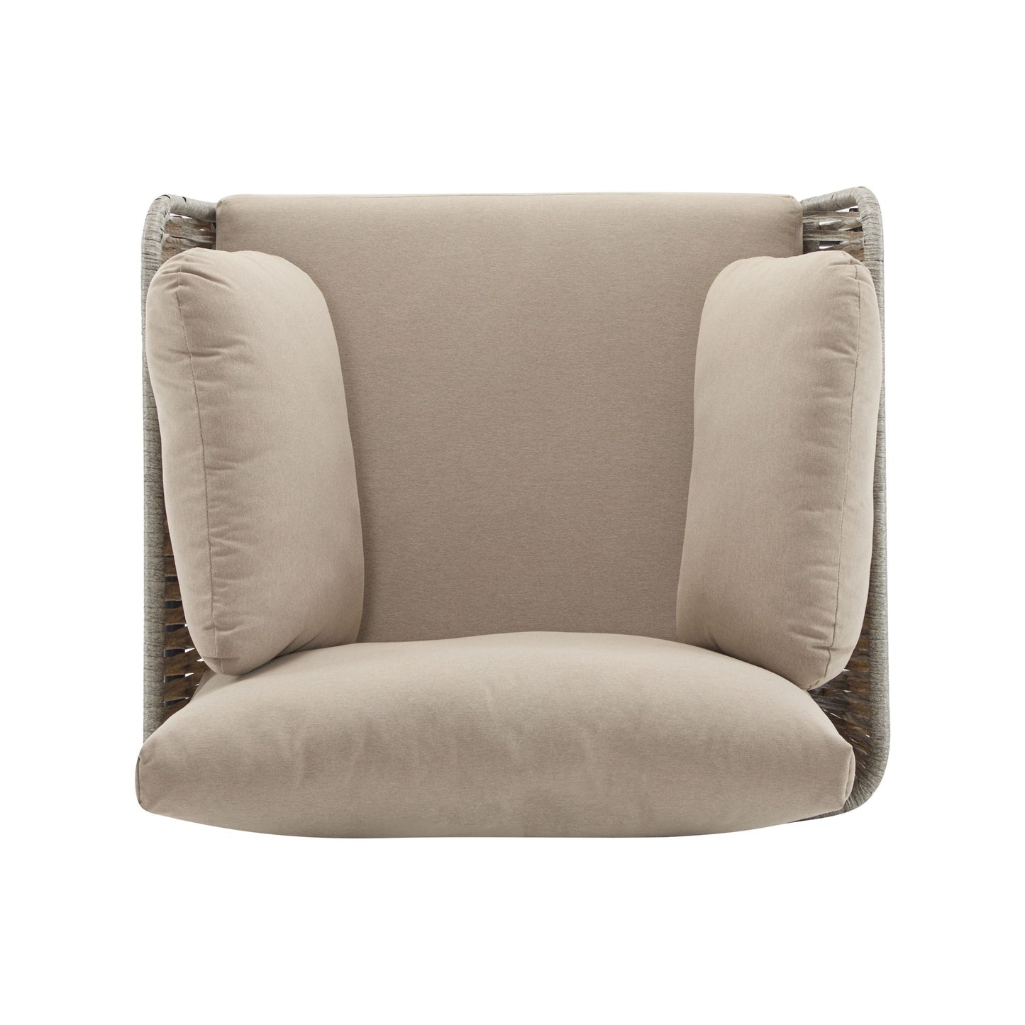 Rope Lounge Chair With Cushions For Modern Spaces