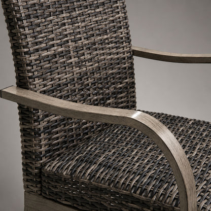Outdoor Swivel Dining Chair (Set of 2) - Gray