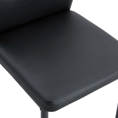 Ergonomic Simple Chair With Metal Leg