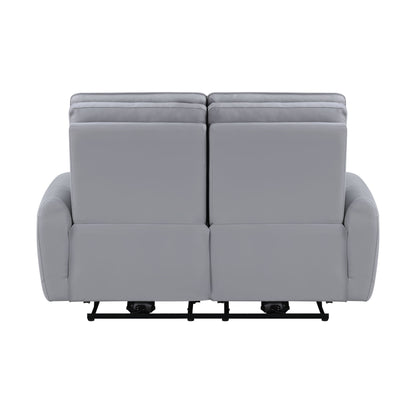 Jeromie - Power Motion Loveseat With USB Port - Gray