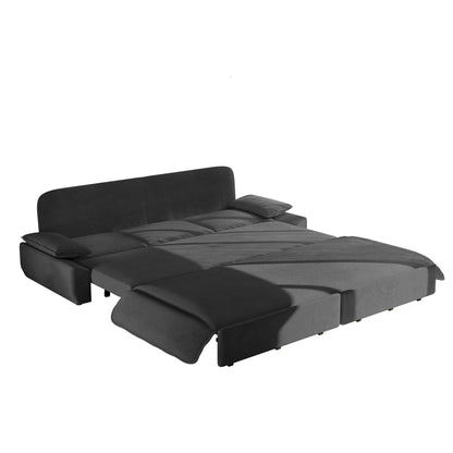 King Size Pull Out Sofa Bed, 3 In 1 Convertible Multifunctional