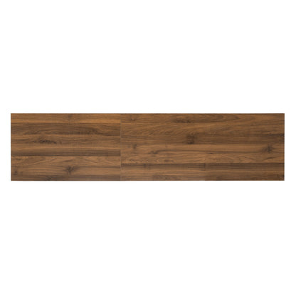 TV Stand For TVs, Entertainment Center With Cable Management And Soft Closing Hinges - Walnut