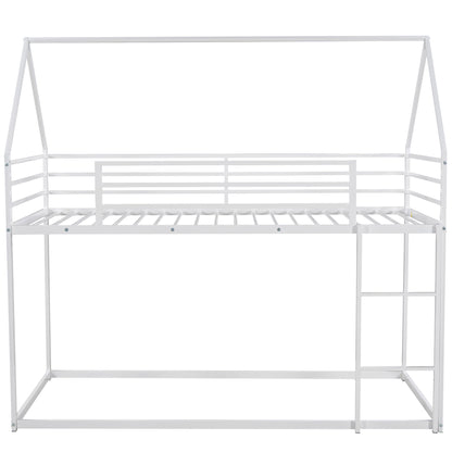 House Bunk Bed With Built In Ladder