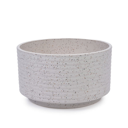 2 Pieces Flowerpot, Planter For Patio, Garden Or Windowsills - Milk White