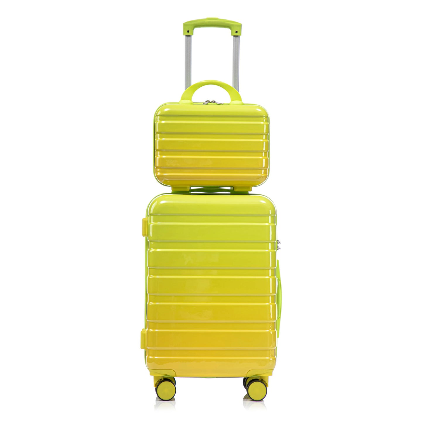 Luggage Set 14" / 20" With Combination Lock And Cosmetic Case