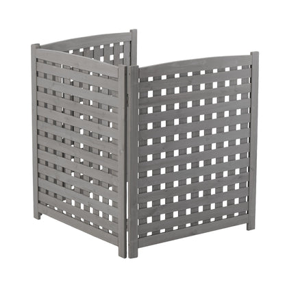 3 Panel Outdoor Air Conditioner Fence Screen
