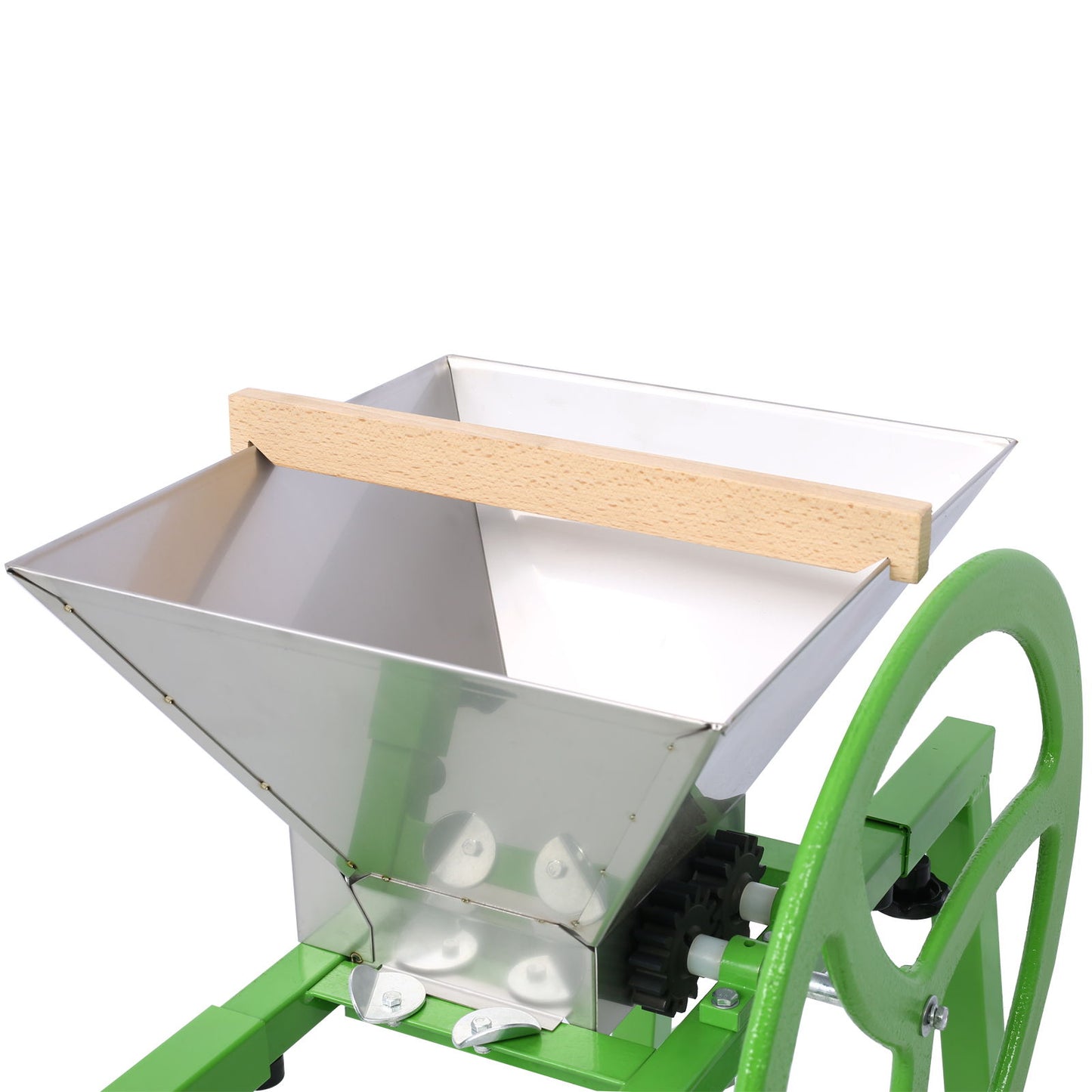 Hydraulic Fruit Wine Press With Apple Crusher, Water-Powered Cider Wine Press - Green