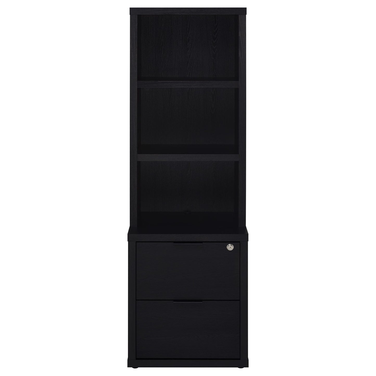 Geary - 3 Piece Wall Unit Bookcase Set With USB Storage