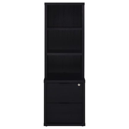 Geary - 3 Piece Wall Unit Bookcase Set With USB Storage