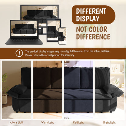 King Size Pull Out Sofa Bed, 3 In 1 Convertible Multifunctional