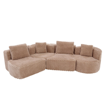 Modular Sectional Sofa With Free Combination Design