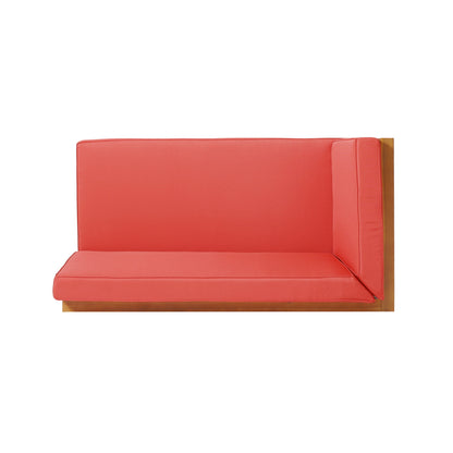 Brava - X Back Corner Bench With Coffee Table