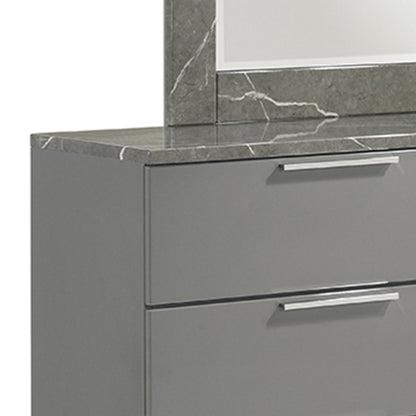 Elara - Dresser With Spacious Drawers - Gray