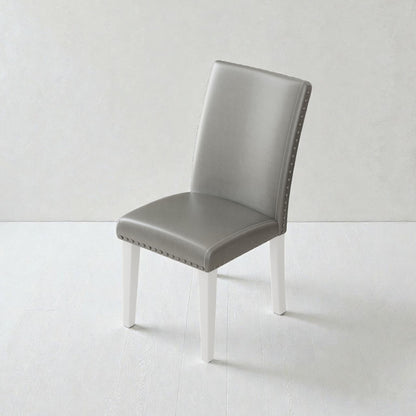 Upholstered Dining Chair With High Back Design (Set of 2)
