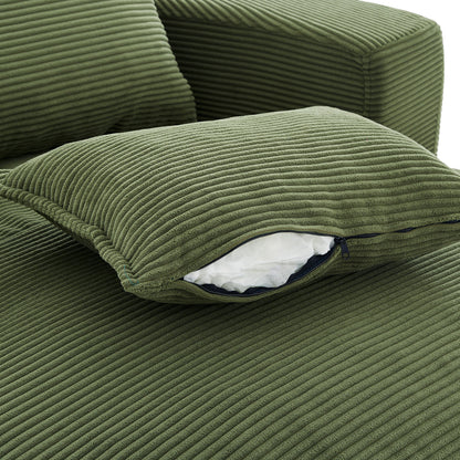 360° Swivel Accent Barrel Chair With Dual Layer Cushion And 3 Removable Pillows